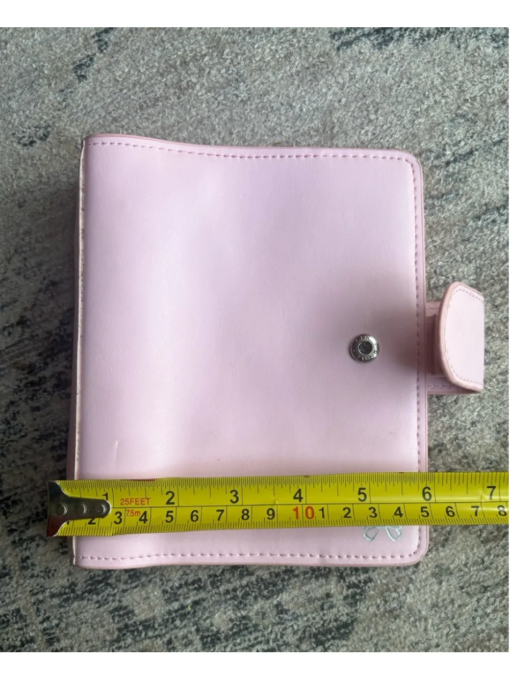 Print Pression A6 Rings Planner Baby Pink Silver Bow Oops Edition 6-Ring Binder